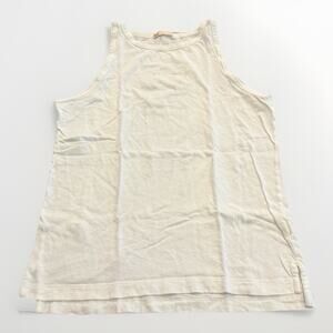 CC Filson Co Alaska Outfitter Womens White Linen Sleeveless Tank Top Size S